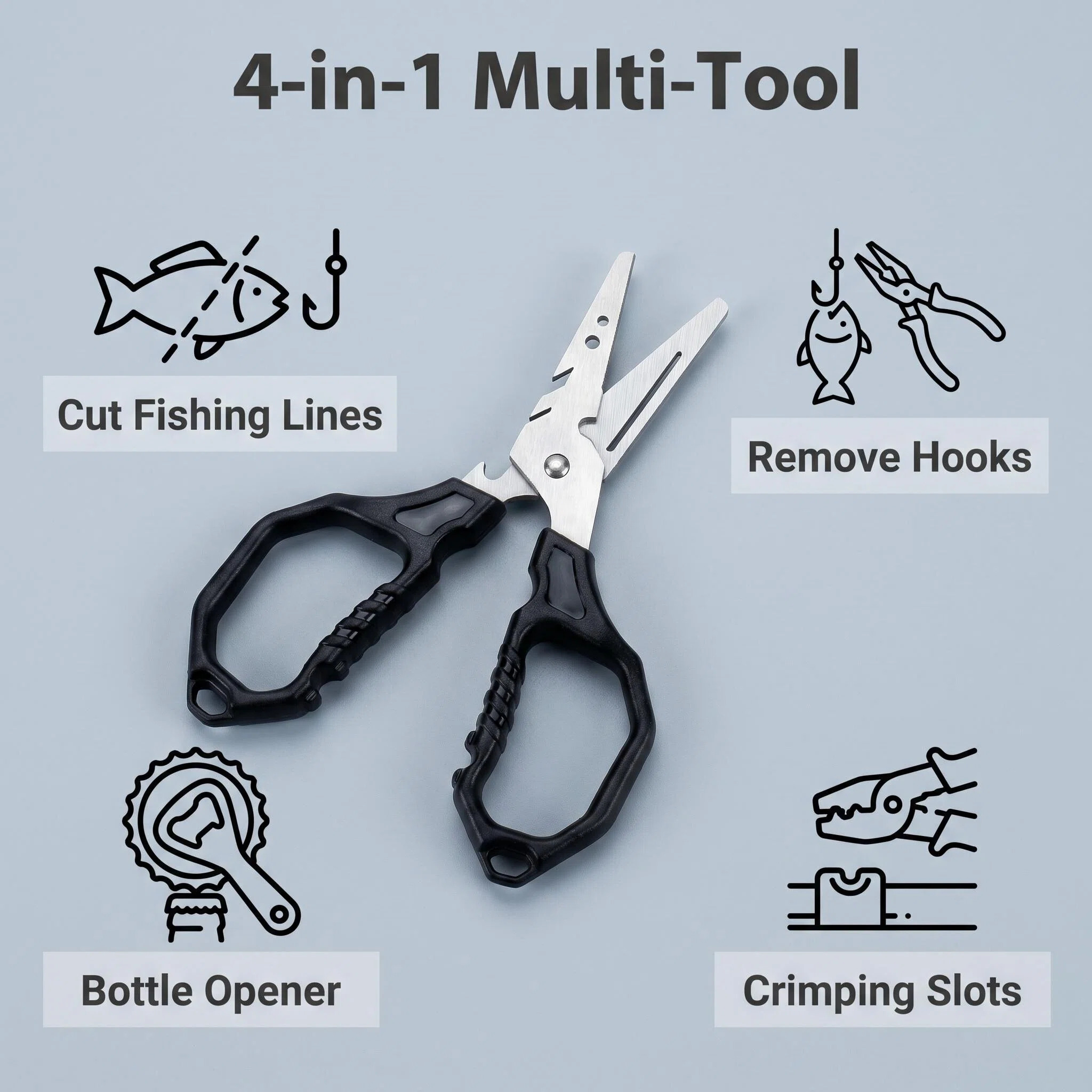 Multifunctional Fishing Scisso - Fishing Equipment Price ulasan dan harga