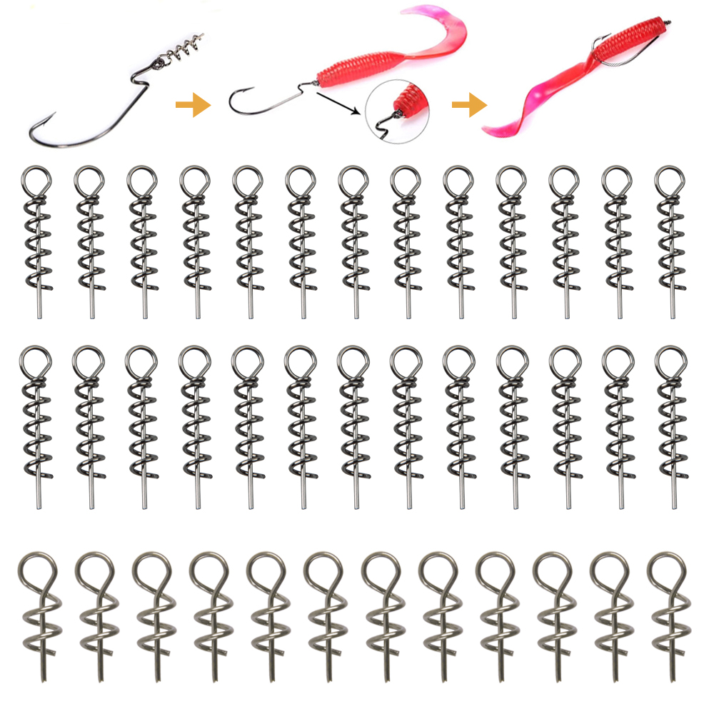 30pcs Stainless Steel Spring L - Fishing Equipment Cheap ulasan dan harga