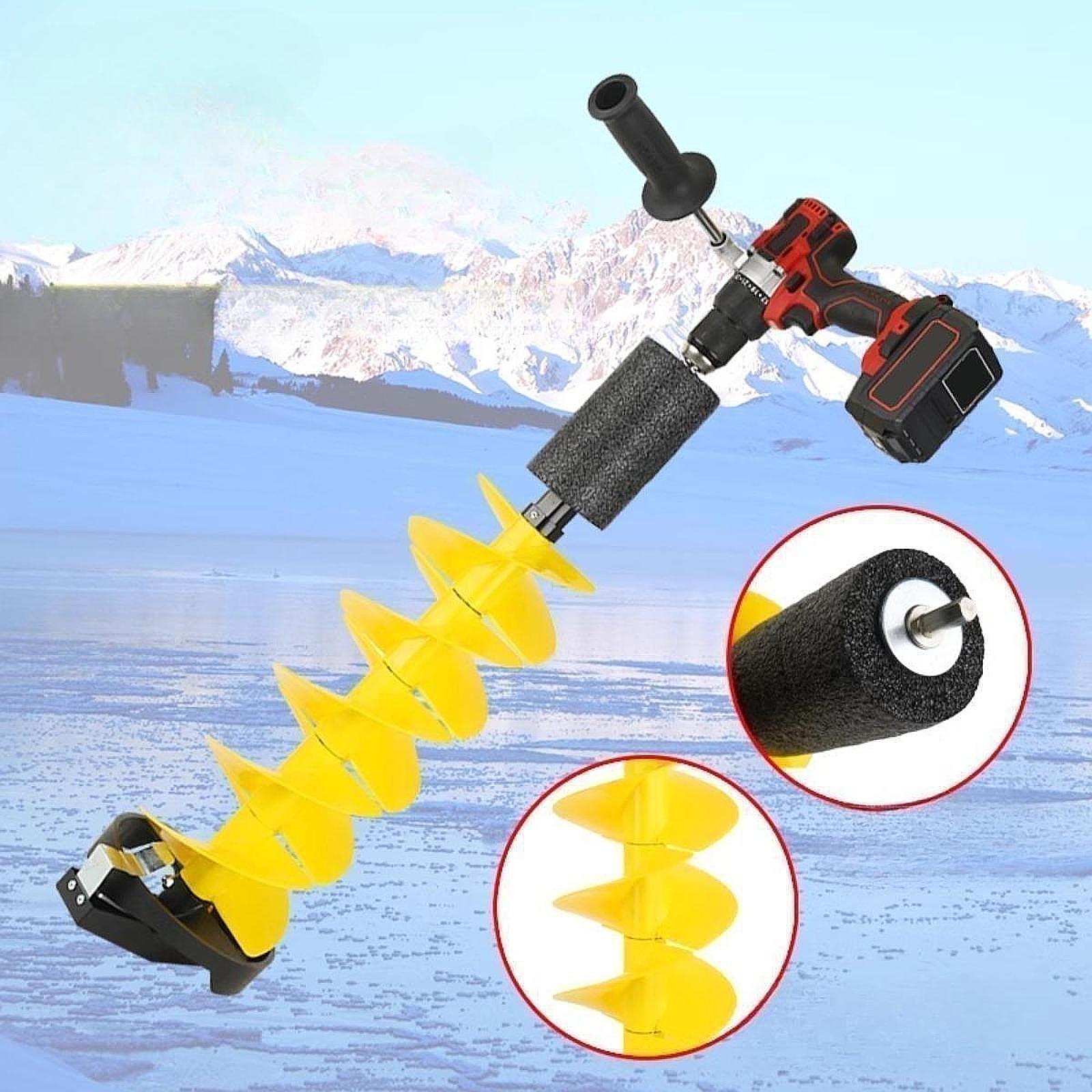 Ice Drill Auger Portable Alumi - Ice Fishing Tip Up ulasan dan harga