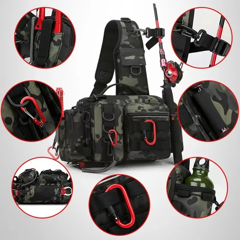 Outdoor Tactical Camping Climb - Fishing Equipment Bag ulasan dan harga